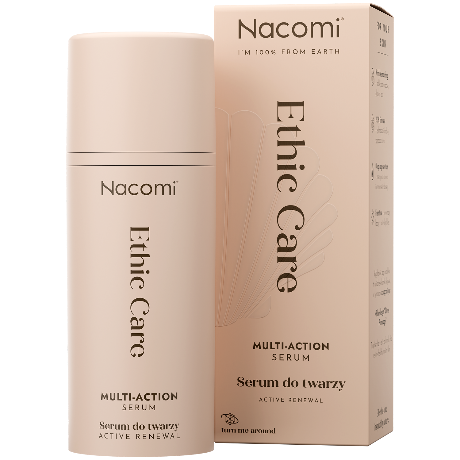 Nieznana Nacomi Ethic Care Multi-Action, serum przeciwzmarszczkowe, 30 ml