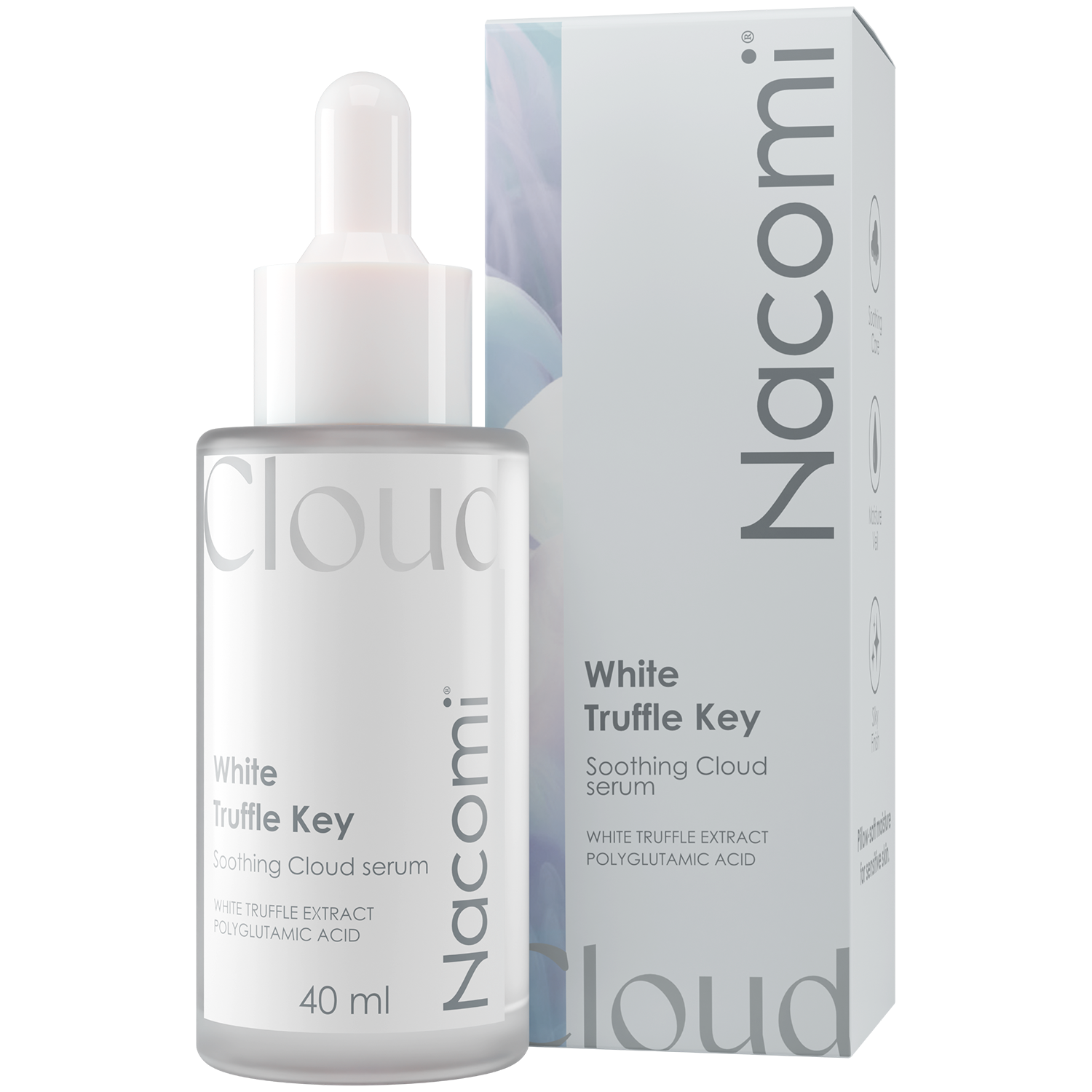Nieznana Nacomi White Truffle Key-Soothing Moisture, serum beruhigend-feuchtigkeitsspendend, 40 ml — Inhaltsstoffe und Bewertung