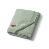 BabyOno, kocyk bawełniany z flanelowym podszyciem, 75 x 100 cm, szałwiowy, od urodzenia, 1 sztuka - miniaturka zdjęcia produktu