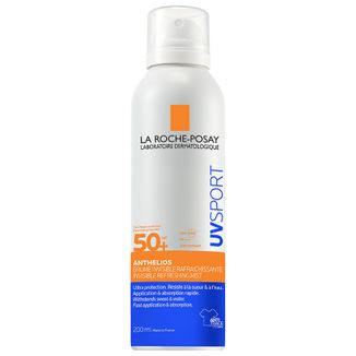 La Roche-Posay Anthelios UVsport, niewidoczna mgiełka ochronna, SPF 50+, 200 ml - zdjęcie produktu