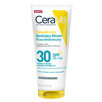 CeraVe, niewidoczny nawilżający balsam przeciwsłoneczny, SPF 30, 75 ml - zdjęcie produktu