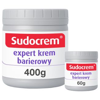 Zestaw Sudocrem Expert, krem barierowy, odleżyny, otarcia, 400 g + 60 g - zdjęcie produktu