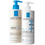 Zestaw La Roche-Posay Lipikar Syndet AP+, krem myjący do ciała uzupełniający poziom lipidów, od urodzenia, 400 ml + balsam do ciała, skóra sucha i atopowa, od urodzenia, 400 ml - miniaturka zdjęcia produktu