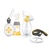 Zestaw Medela Solo, laktator elektryczny, pojedynczy, dwufazowy, 1 sztuka + silikonowy kolektor mleka, 1 sztuka - miniaturka zdjęcia produktu