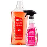 Zestaw Zielko, płyn do mycia podłogi, rabarbar, 1 l + płyn do mycia kabin prysznicowych, winogrono, 500 ml - miniaturka zdjęcia produktu