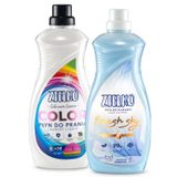 Zestaw Zielko Color, płyn do prania tkanin kolorowych, Colorwave Essence, 1520 ml + płyn do płukania, Fresh Sky, 1520 ml - miniaturka zdjęcia produktu