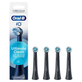 Oral-B iO Ultimate Clean, końcówki wymienne do szczoteczki magnetycznej, czarne, 4 sztuki - miniaturka zdjęcia produktu