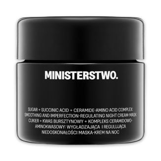 Ministerstwo Dobrego Mydła Cukier, wygładzająca maska-krem na noc, 50 ml - zdjęcie produktu