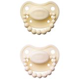 Luu Kids, smoczek uspokajający, od 6 miesiąca, pozycjonujący, silikonowy, Creamy Lemon i American Cream, 2 sztuki - miniaturka zdjęcia produktu