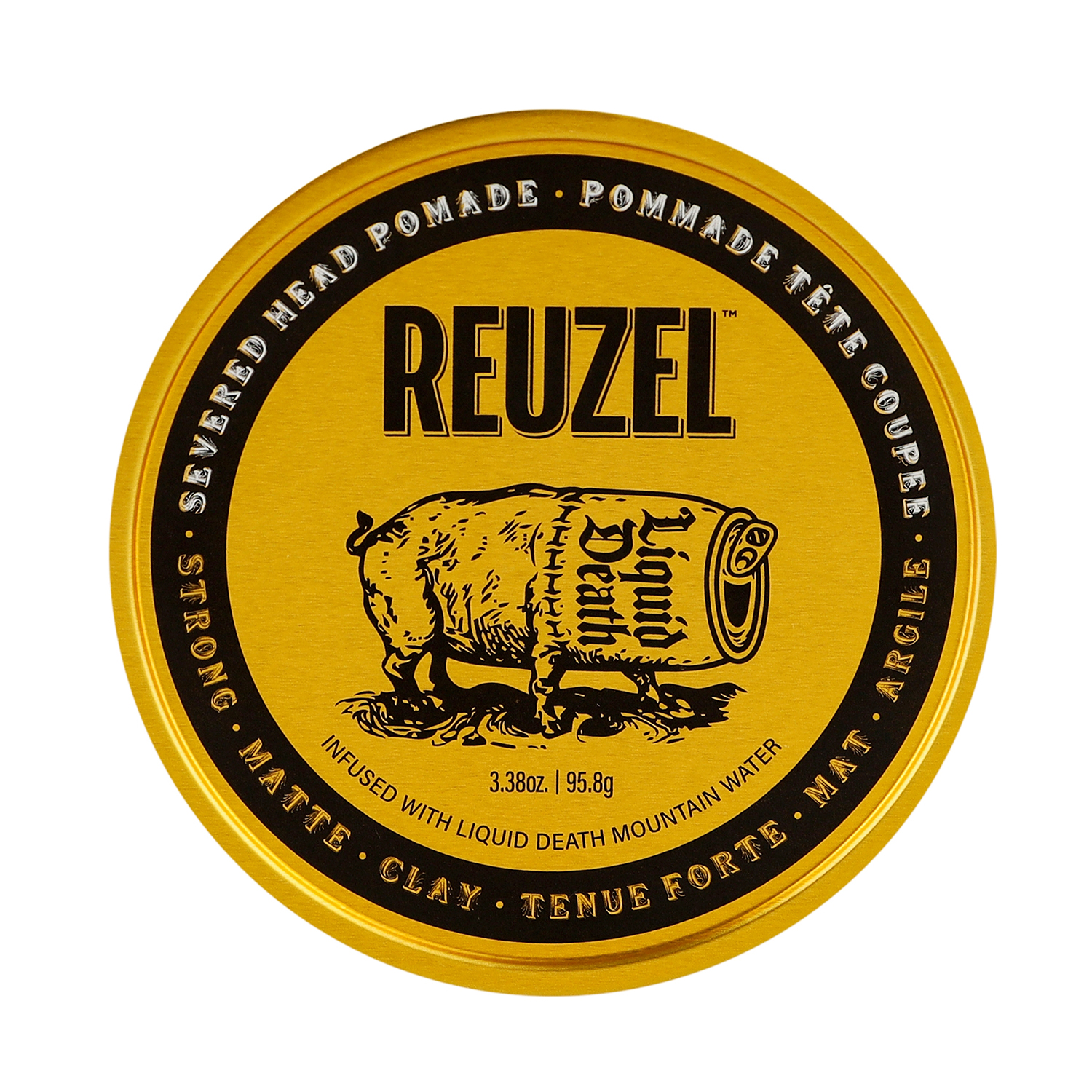 Nieznana Reuzel Severed Head Clay Pomade, matowa pomada glinkowa do włosów, 95,8 g — Składniki i ocena