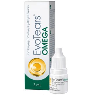 EvoTears Omega, krople do oczu, 3 ml - zdjęcie produktu