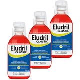 Zestaw Eludril Classic, antybakteryjny i łagodzący płyn do płukania jamy ustnej, 3 x 500 ml Zestaw Eludril Classic, antybakteryjny i łagodzący płyn do płukania jamy ustnej, 3 x 500 ml - miniaturka zdjęcia produktu