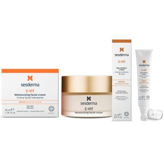 Zestaw Sesderma C-Vit, nawilżający krem do twarzy, 50 ml + krem pod oczy, 15 ml - zdjęcie produktu