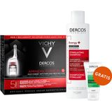 Zestaw Vichy Dercos Aminexil Clinical 5, kuracja przeciw wypadaniu włosów dla mężczyzn, 6 ml x 21 ampułek + szampon wzmacniający włosy, 200 ml + szampon, 50 ml gratis Zestaw Vichy Dercos Aminexil Clinical 5, kuracja przeciw wypadaniu włosów dla mężczyzn, 6 ml x 21 ampułek + szampon wzmacniający włosy, 200 ml + szampon, 50 ml gratis - miniaturka zdjęcia produktu