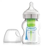 Dr Brown's, szklana butelka, szeroka szyjka Options +, 150 ml, 1 sztuka - miniaturka zdjęcia produktu