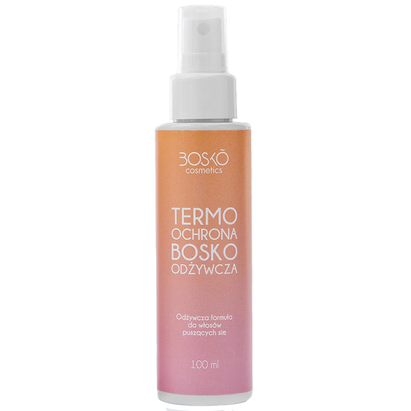 Nieznana Bosko Cosmetics, termoochrona odżywcza do włosów puszących się, 100 ml — Inhaltsstoffe und Bewertung