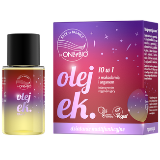 Onlybio Hair in Balance, olejek regenerujący do włosów, 10w1, 20 ml USZKODZONE OPAKOWANIE Onlybio Hair in Balance, olejek regenerujący do włosów, 10w1, 20 ml USZKODZONE OPAKOWANIE - zdjęcie produktu