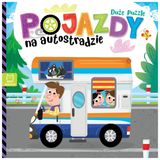 Aksjomat Pojazdy na autostradzie, duże puzzle, książeczka Aksjomat Pojazdy na autostradzie, duże puzzle, książeczka - miniaturka zdjęcia produktu