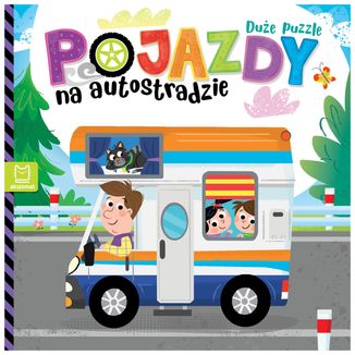 Aksjomat Pojazdy na autostradzie, duże puzzle, książeczka - zdjęcie produktu