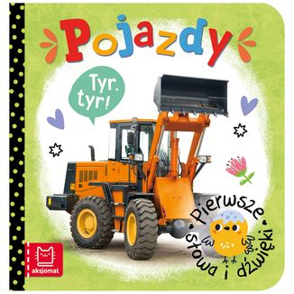 Aksjomat Pierwsze słowa i dźwięki, Pojazdy, książeczka - zdjęcie produktu