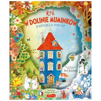 Rok w Dolinie Muminków, karuzela pop-up, książeczka dla dzieci - zdjęcie produktu