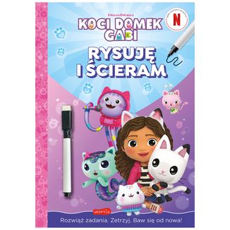 Koci Domek Gabi Rysuję i ścieram, książeczka dla dzieci - zdjęcie produktu