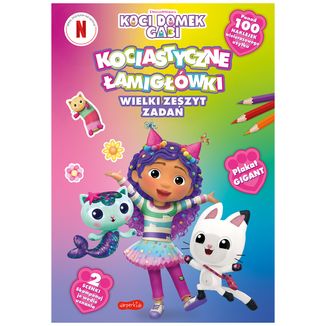 Koci Domek Gabi Kociastyczne Łamigłówki, wielki zeszyt zadań - zdjęcie produktu