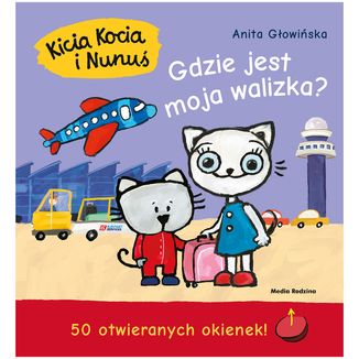 Kicia Kocia i Nunuś Gdzie jest moja walizka?, książeczka dla dzieci - zdjęcie produktu