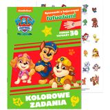 Psi Patrol Kolorowe zadania, rysowanki z bajecznymi tatuażami - miniaturka zdjęcia produktu