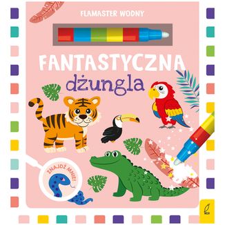 Flamaster Wodny Fantastyczna dżungla, książeczka dla dzieci - zdjęcie produktu