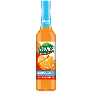 Łowicz, zagęszczona baza napoju, pomarańczowa, bez dodatku cukru, 400 ml - zdjęcie produktu