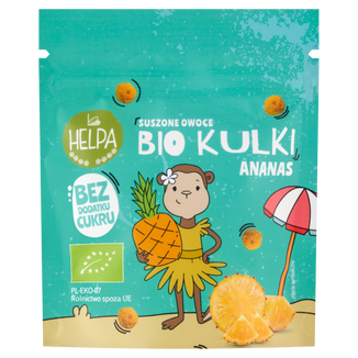 Helpa Bio Kulki Ananas, 50 g Helpa Bio Kulki Ananas, 50 g - zdjęcie produktu