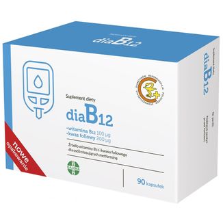 DiaB12, 90 kapsułek - zdjęcie produktu