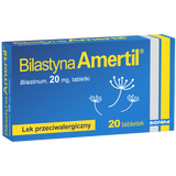 Bilastyna Amertil 20 mg, 20 tabletek - miniaturka zdjęcia produktu