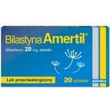 Bilastyna Amertil 20 mg, 20 tabletek - miniaturka zdjęcia produktu