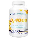 Allnutrition D3 4000, witamina D 100 µg, 120 tabletek - miniaturka zdjęcia produktu