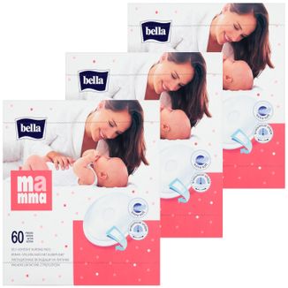 Zestaw Bella Mamma, wkładki laktacyjne z przylepcem, 3 x 60 sztuk - zdjęcie produktu