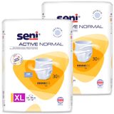 Zestaw Seni Active Normal, majtki chłonne, XL, 120-160 cm, 2 x 30 sztuk - miniaturka zdjęcia produktu