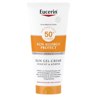 Eucerin Sun Allergy Protect, żel-krem ochronny do twarzy i ciała, SPF 50+, 200 ml - zdjęcie produktu