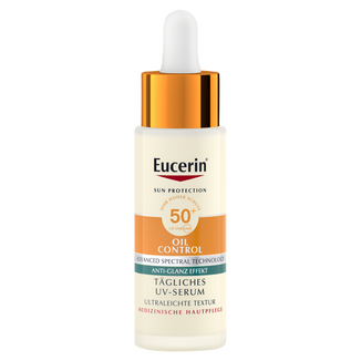 Eucerin Oil Control Dry Touch, ultralekkie serum UV, SPF 50+, 30 ml - zdjęcie produktu
