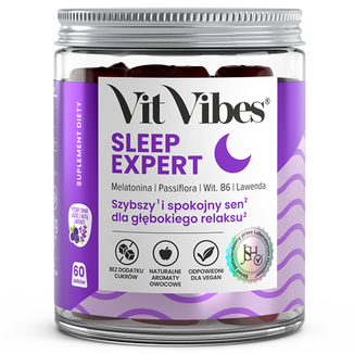 Vit Vibes Sleep Expert, żelki, 60 sztuk - zdjęcie produktu