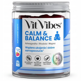 Vit Vibes Calm & Balance, żelki, 60 sztuk Vit Vibes Calm & Balance, żelki, 60 sztuk - zdjęcie produktu