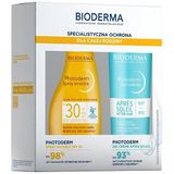 Zestaw Bioderma Photoderm Family, spray przeciwsłoneczny, SPF 30, 300 ml + Apres Soleil, łagodzący żel-krem po opalaniu, 500 ml - miniaturka zdjęcia produktu