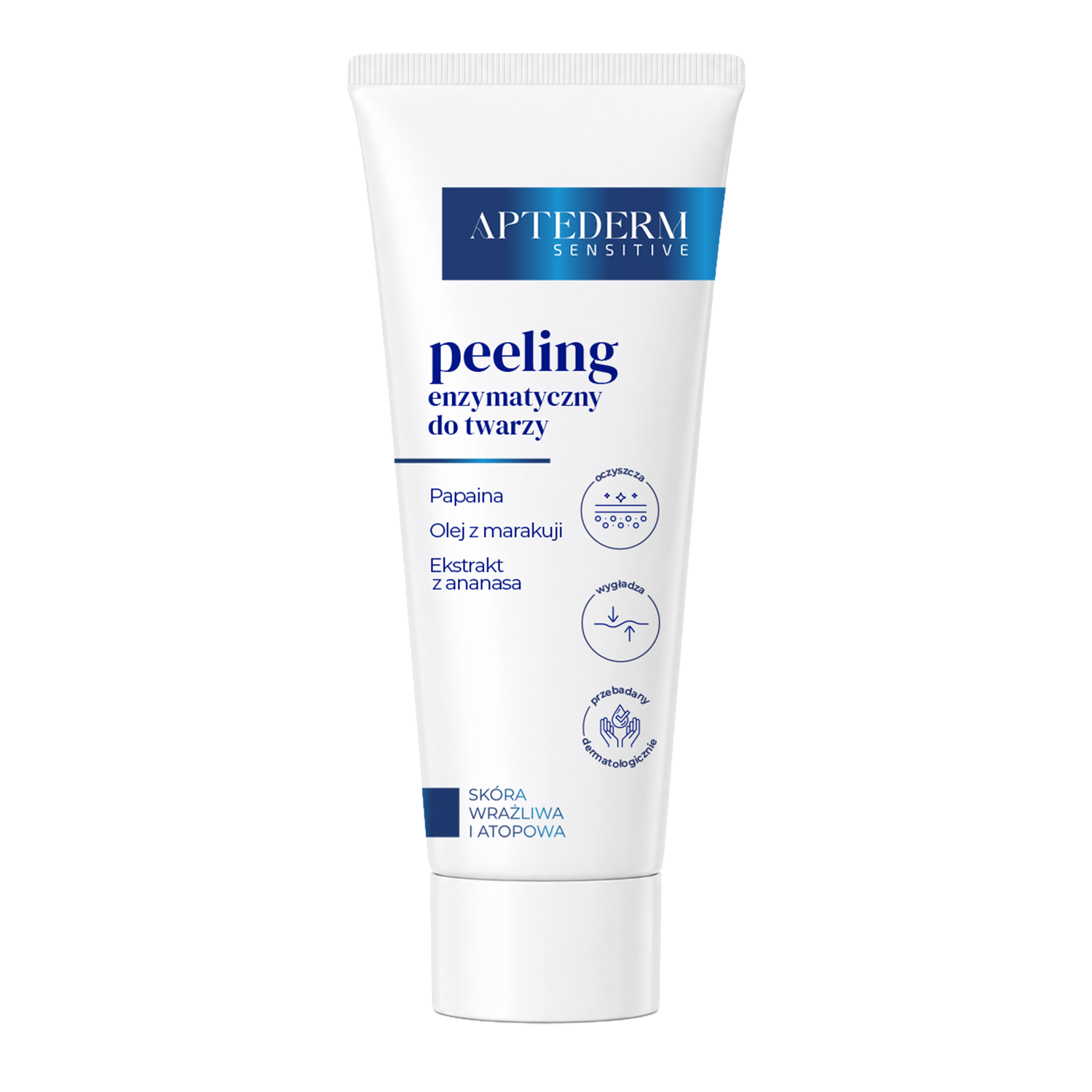 Aptederm Aptederm Sensitive, Enzympeeling, empfindliche Haut und atopisch, 75 ml — Inhaltsstoffe und Bewertung