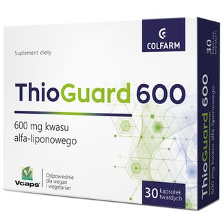 ThioGuard 600, 30 kapsułek ThioGuard 600, 30 kapsułek - zdjęcie produktu