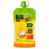 Bob Snail Fruits To Go, smoothie w tubce, mango-kokos, 120 g - miniaturka zdjęcia produktu