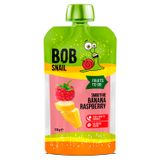 Bob Snail Fruits To Go, smoothie w tubce, banan-malina, 120 g - miniaturka zdjęcia produktu