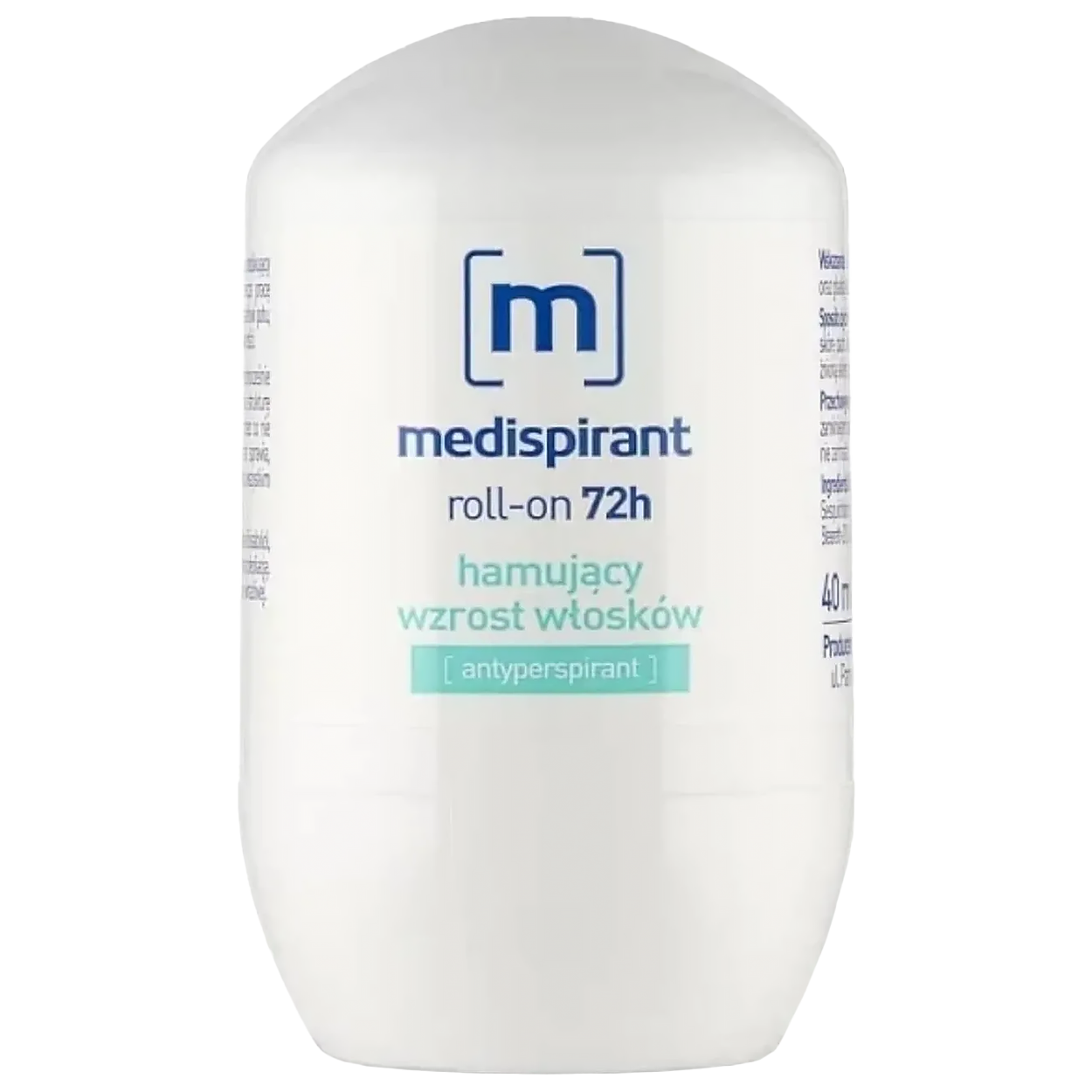 Medispirant Medispirant, roll-on 72h, hamujący wzrost włosków, antyperspirant, 40 ml — Inhaltsstoffe und Bewertung