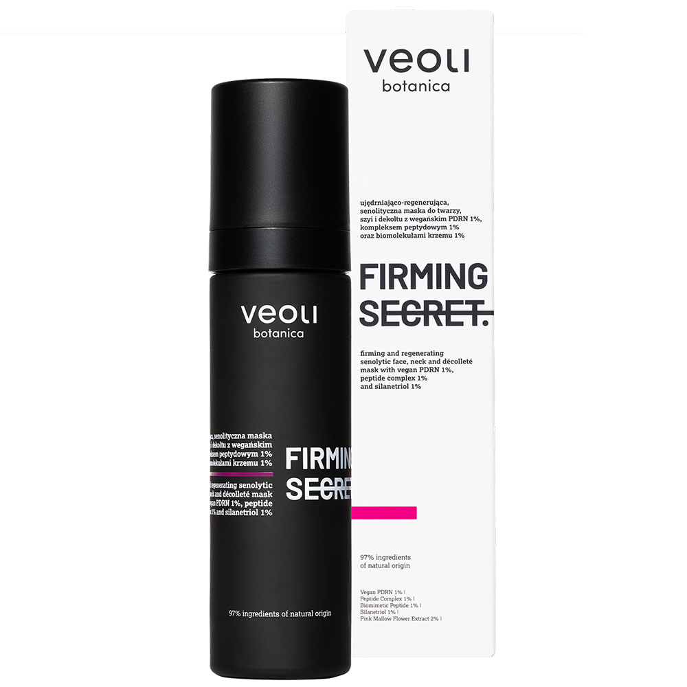Nieznana Veoli Botanica Firming Secret, ujędrniająco-regenerująca, senolityczna maska do twarzy, szyi i dekoltu, 50 ml — Składniki i ocena
