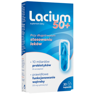 Lacium 50+, 30 kapsułek - zdjęcie produktu